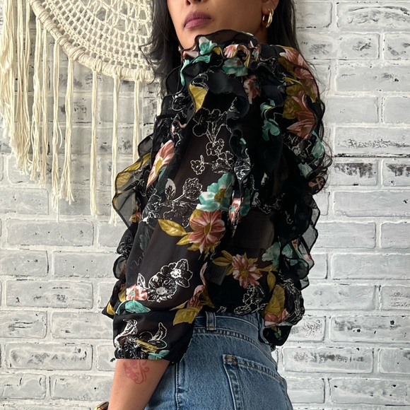 Super Cute, Truth NYC Sheer Blouse - Picture 4 of 9